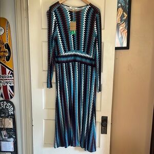 New Boden Hersey Midi Dress